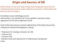 Origin and Sources of GR