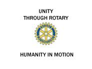 UNITY THROUGH ROTARY