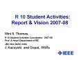 R 10 Student Activities: Report PowerPoint PPT Presentation