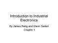 Introduction to Industrial Electronics PowerPoint PPT Presentation