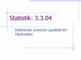 Statistik: 3.3.04 PowerPoint PPT Presentation