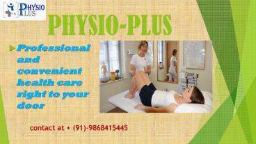 physiotherapy clinic in palam vihar gurgaon