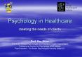 Psychology%20in%20Healthcare PowerPoint PPT Presentation
