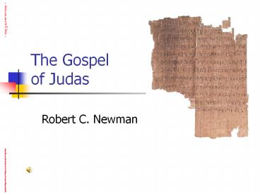The Gospel of Judas