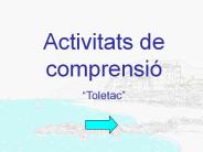 ACTIVITATS COMPRENSI