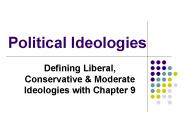 Political Ideologies
