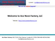 Neon business signs