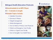 Downloadable to an MP3 Player