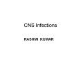 CNS%20Infections PowerPoint PPT Presentation