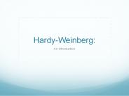 Hardy-Weinberg: