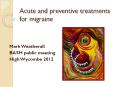 Acute and preventive treatments for migraine PowerPoint PPT Presentation