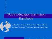 NCES Education Institution Handbook