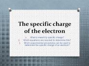 The%20specific%20charge%20of%20the%20electron