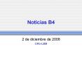 Noticias B4 PowerPoint PPT Presentation