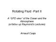 Rotating Fluid -Part II A  PowerPoint PPT Presentation