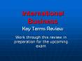International Business Key Terms Review PowerPoint PPT Presentation