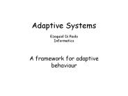 Adaptive Systems  Ezequiel Di Paolo Informatics