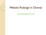 Website Redesign in chennai