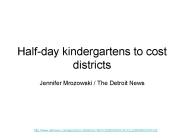 Half-day kindergartens to cost districts