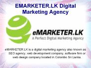 eMARKETER.LK Digital Marketing Agency