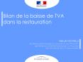 Bilan de la baisse de TVA dans la restauration PowerPoint PPT Presentation
