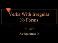 Verbs With Irregular Yo Forms PowerPoint PPT Presentation