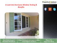 Hurricane Resistant Windows Testing & Benefits