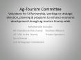 Ag-Tourism Committee Volunteers for SJ Partnership, working on strategic direction, planning PowerPoint PPT Presentation