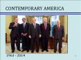 CONTEMPORARY AMERICA PowerPoint PPT Presentation