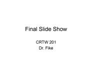Final Slide Show