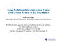 New Relationships between Rural and Urban Areas in EU Countries Andrew Copus Nordregio (Nordic Centre for Spatial Development), Stockholm PowerPoint PPT Presentation
