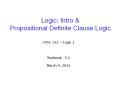 Logic: Intro PowerPoint PPT Presentation