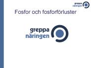 Fosfor och fosforf