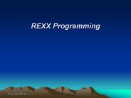 REXX Programming