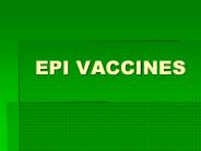 EPI VACCINES