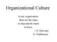 Organizational Culture PowerPoint PPT Presentation