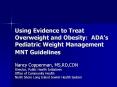 Using Evidence to Treat Overweight and Obesity: ADA PowerPoint PPT Presentation