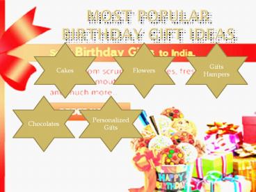 Most popular birthday gift ideas