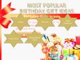 Most popular birthday gift ideas PowerPoint PPT Presentation