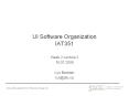 UI Software Organization IAT351 PowerPoint PPT Presentation