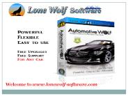 Automotive Wolf car care software at Lone Wolf Software