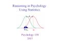 Reasoning in Psychology Using Statistics PowerPoint PPT Presentation