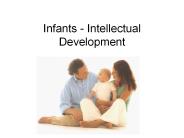 Infants - Intellectual Development
