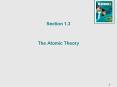 The Atomic Theory PowerPoint PPT Presentation