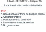 E-MAIL SECURITY 