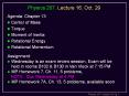Physics 207, Lecture 16, Oct. 29 PowerPoint PPT Presentation
