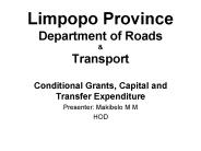 Limpopo Province Department of Roads