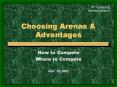 Choosing Arenas PowerPoint PPT Presentation