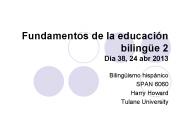 Fundamentos de la educaci