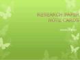 Research Paper Note Cards PowerPoint PPT Presentation